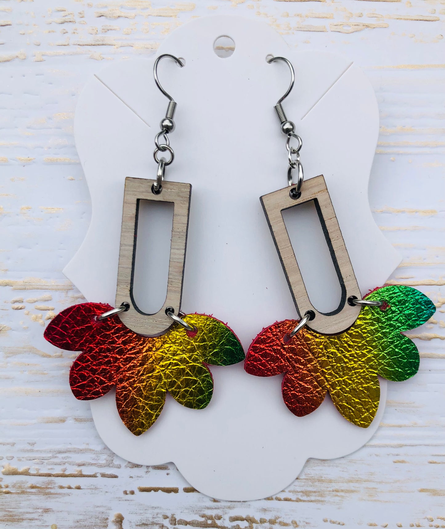 Full Rainbow Pride Stella Earrings