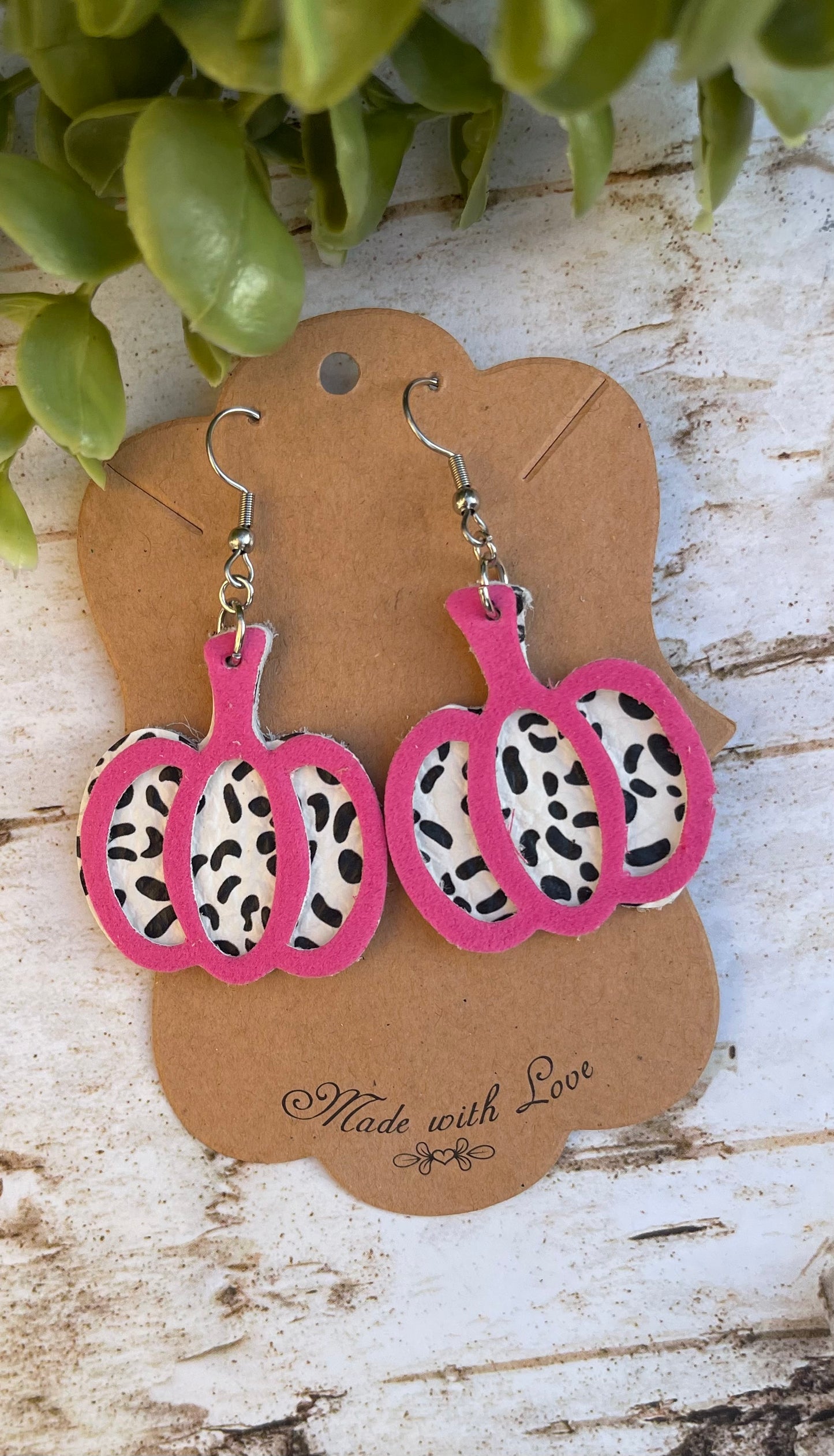 Mini White Leopard Posh Pumpkins