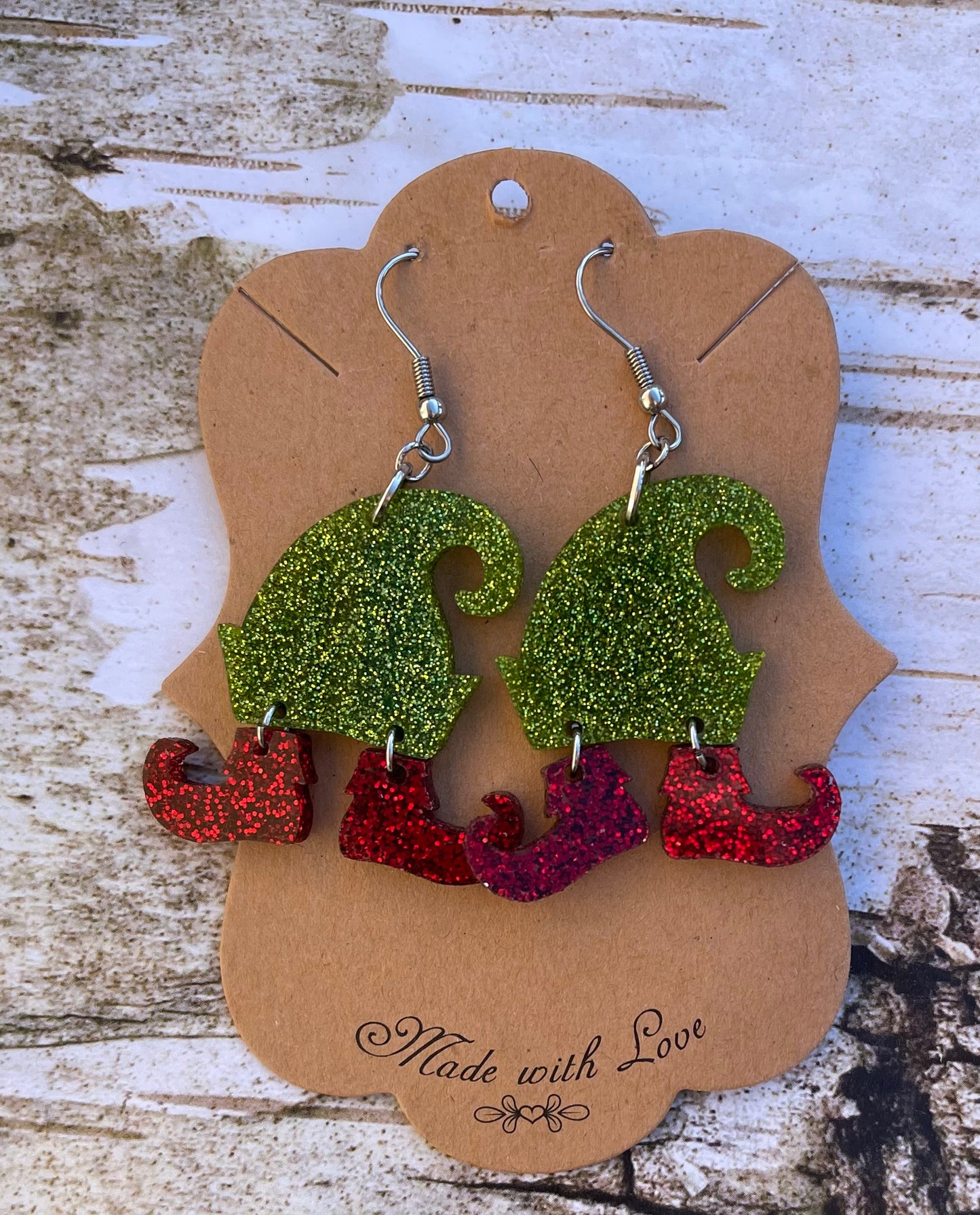 Acrylic Elf Earrings