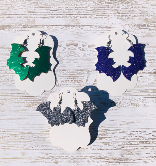 Halloween Bat Earrings