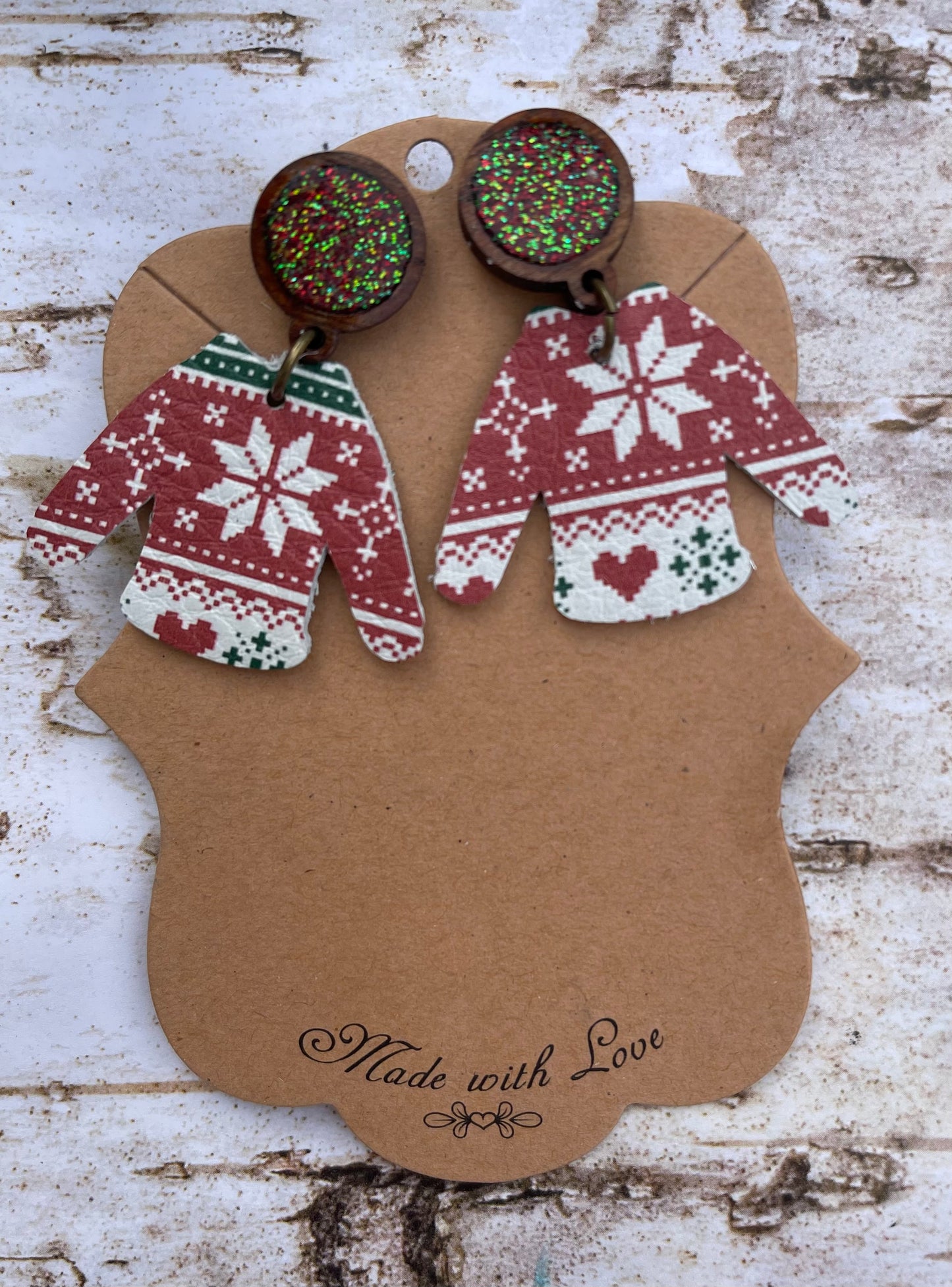 Christmas Sweater Earrings