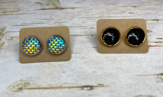 Dragon Scale Studs