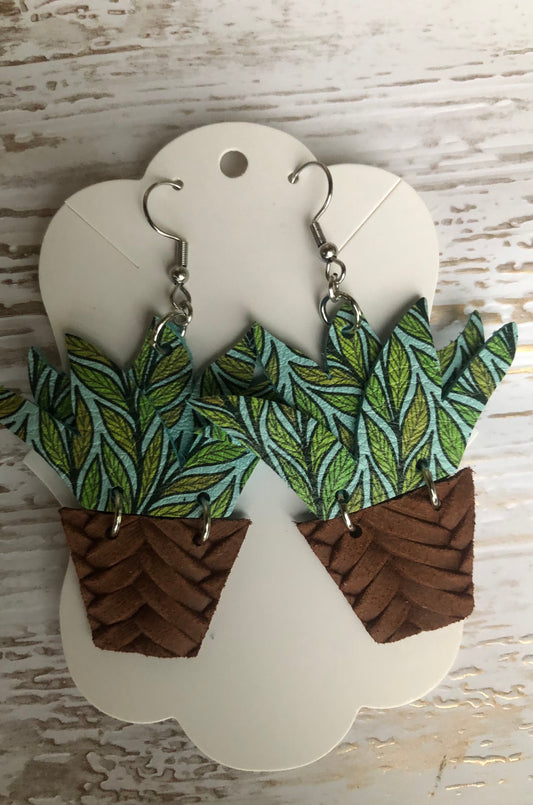 Succulent Earrings