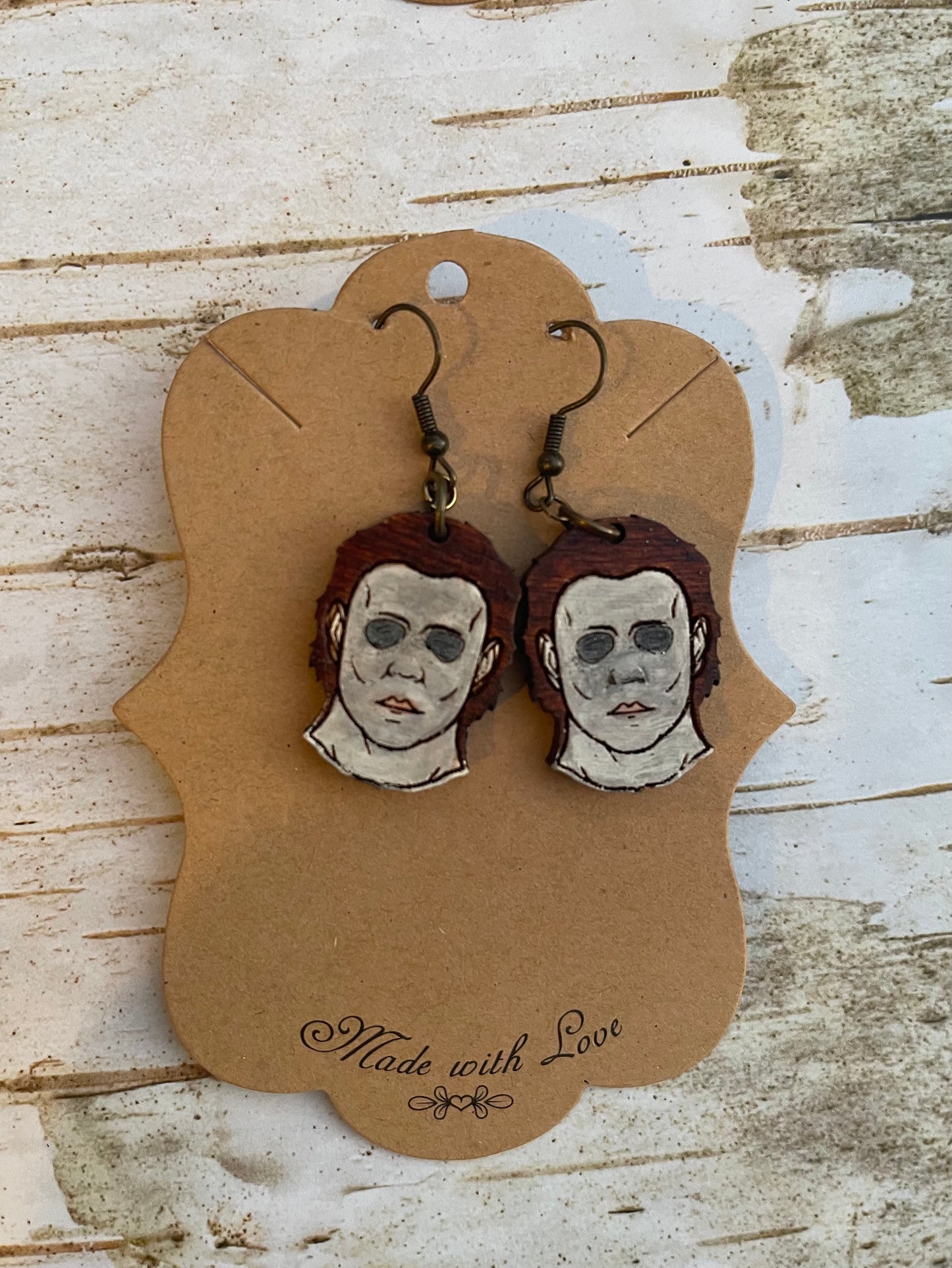 Horror Mask Earrings