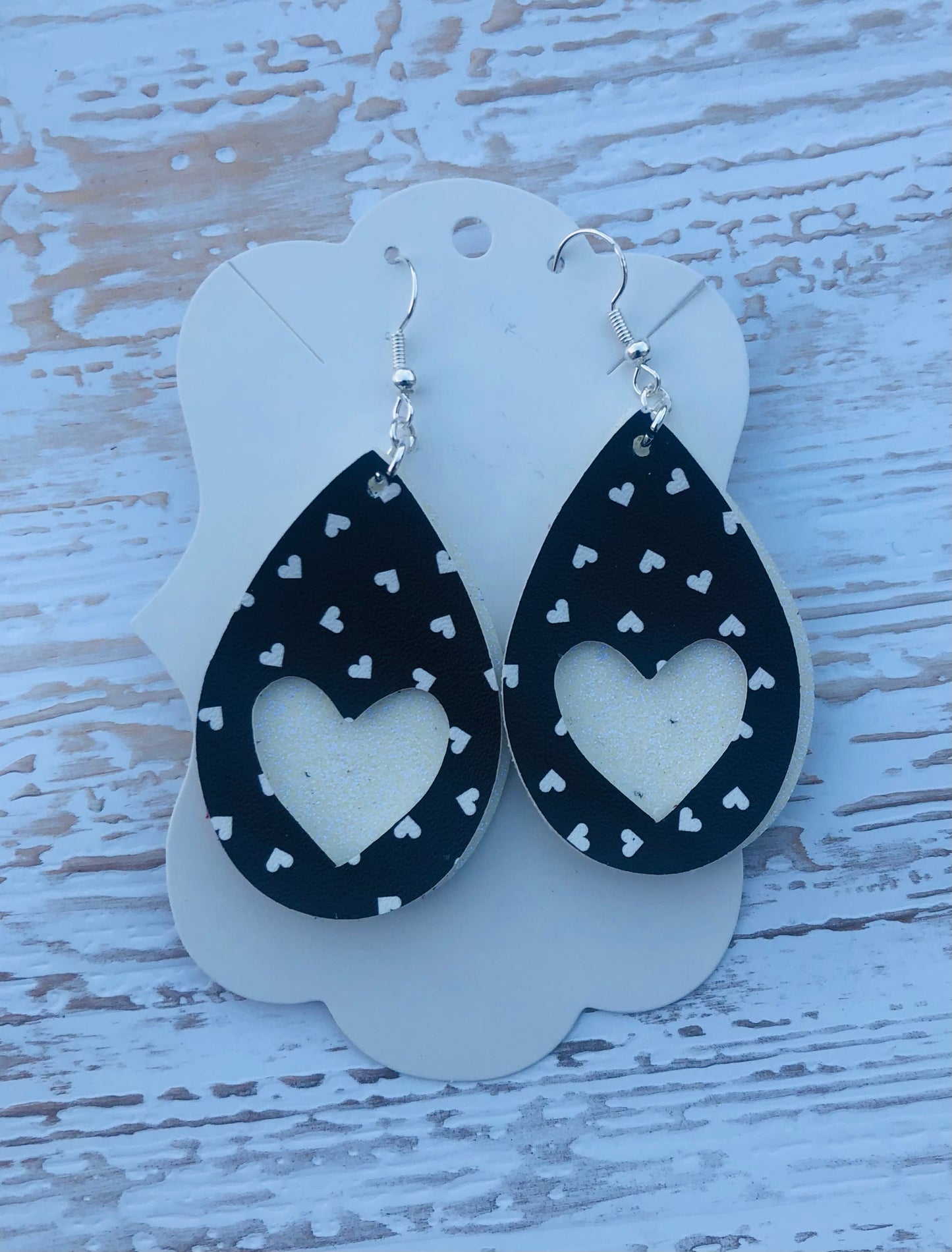 Scattered Heart Cut Out Earrings