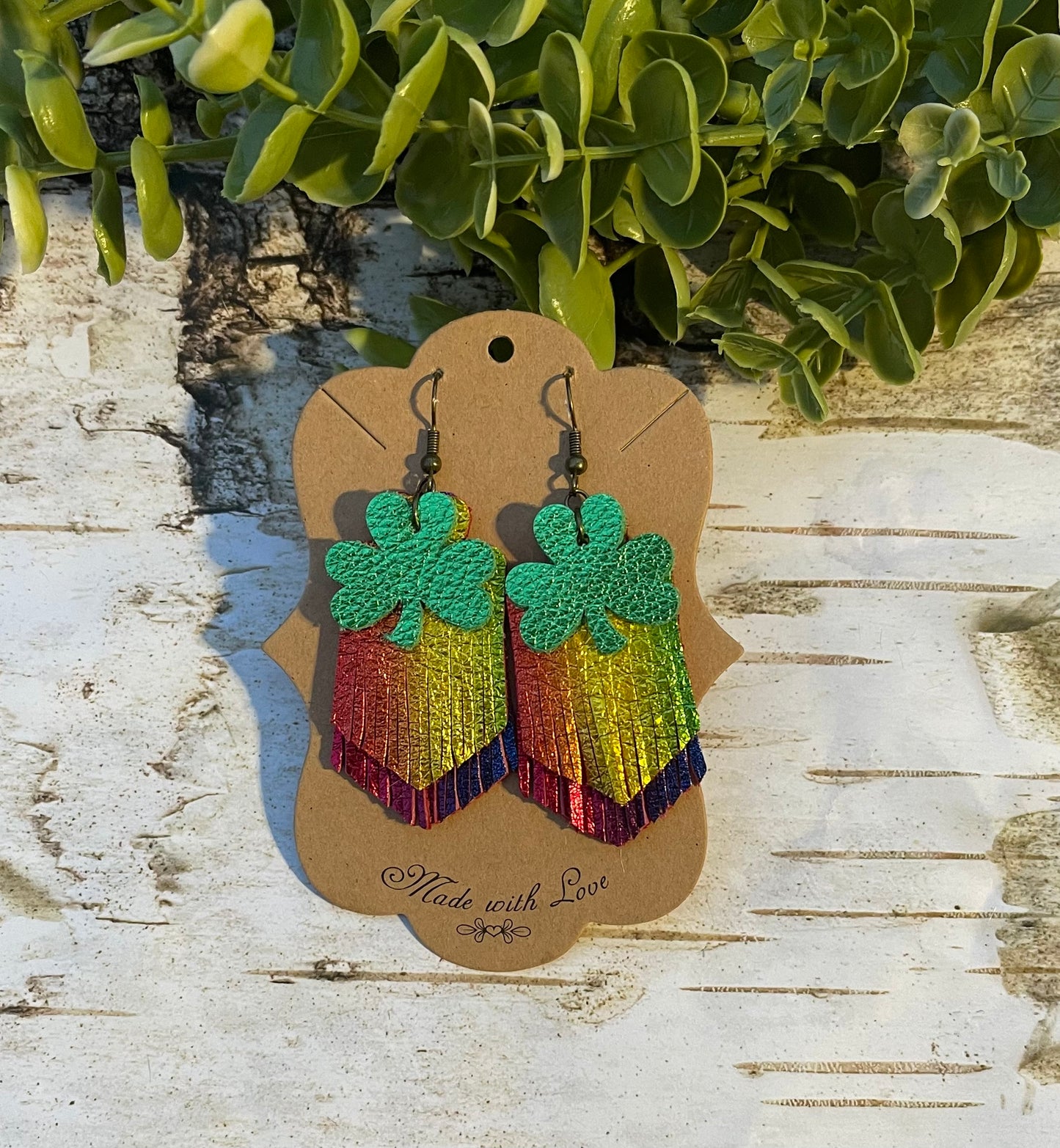 Shamrock Fringe Earrings