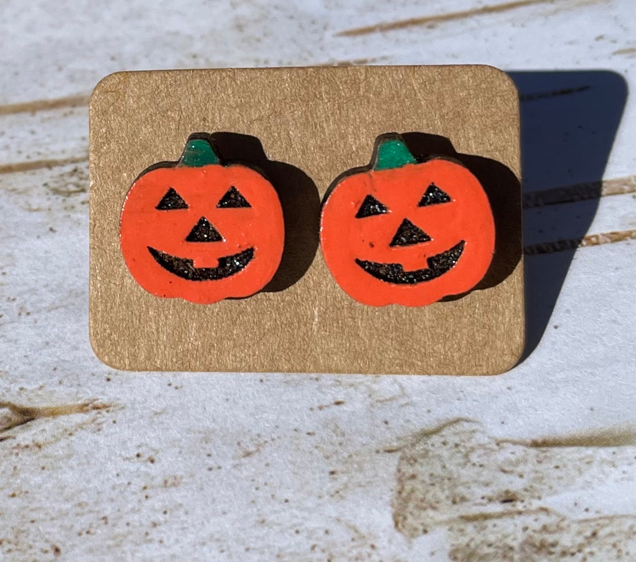 Jack-O-Lantern Studs