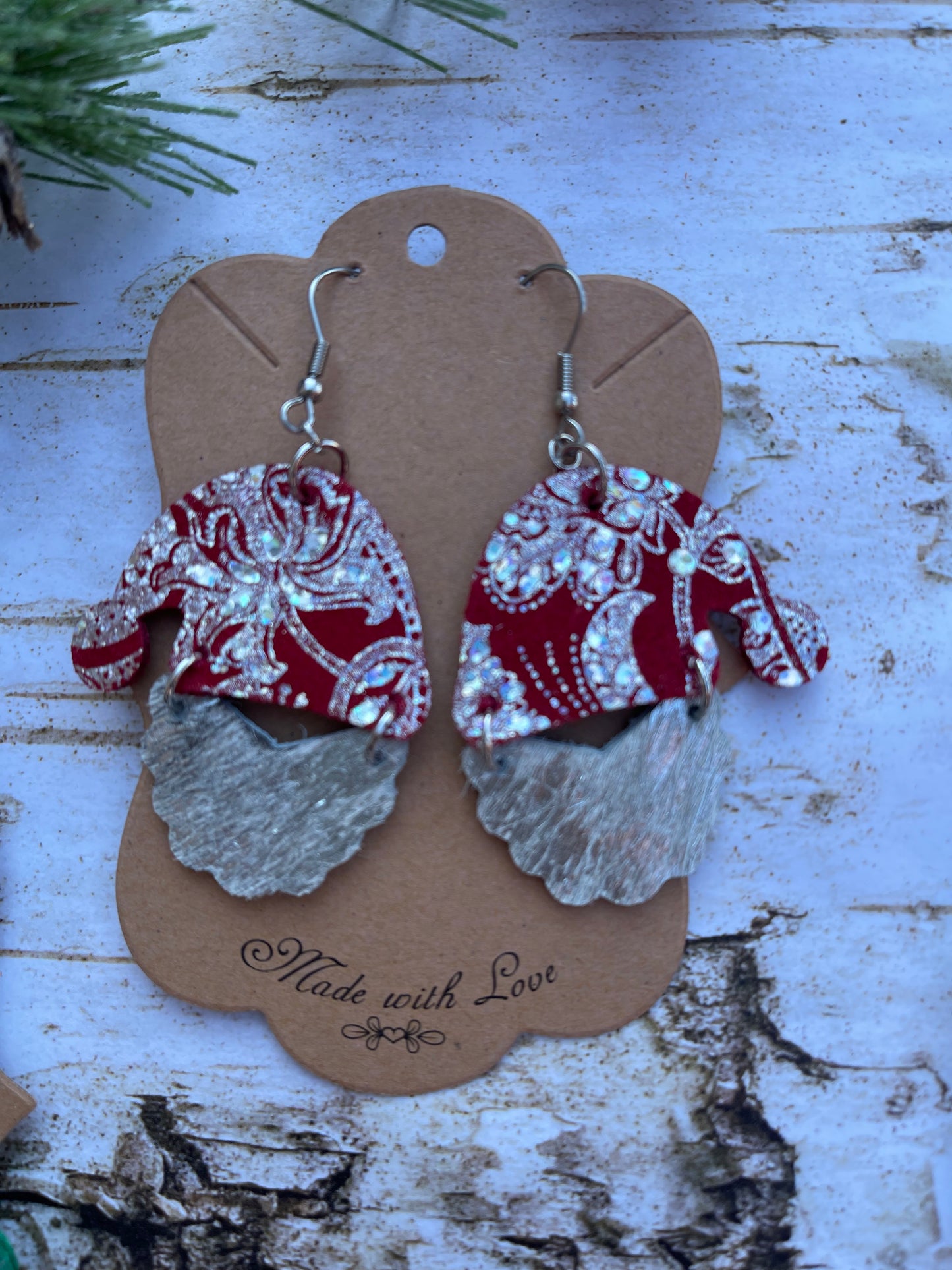 Christmas Cheer Santa Earrings