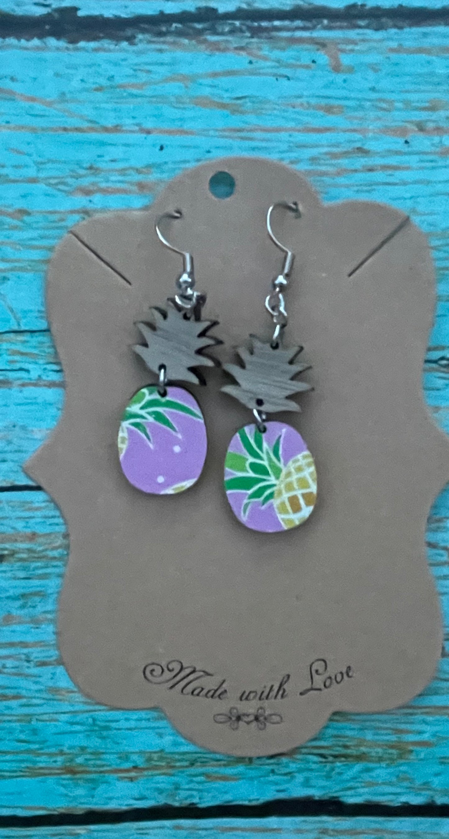 Mini  Pineapple Earrings