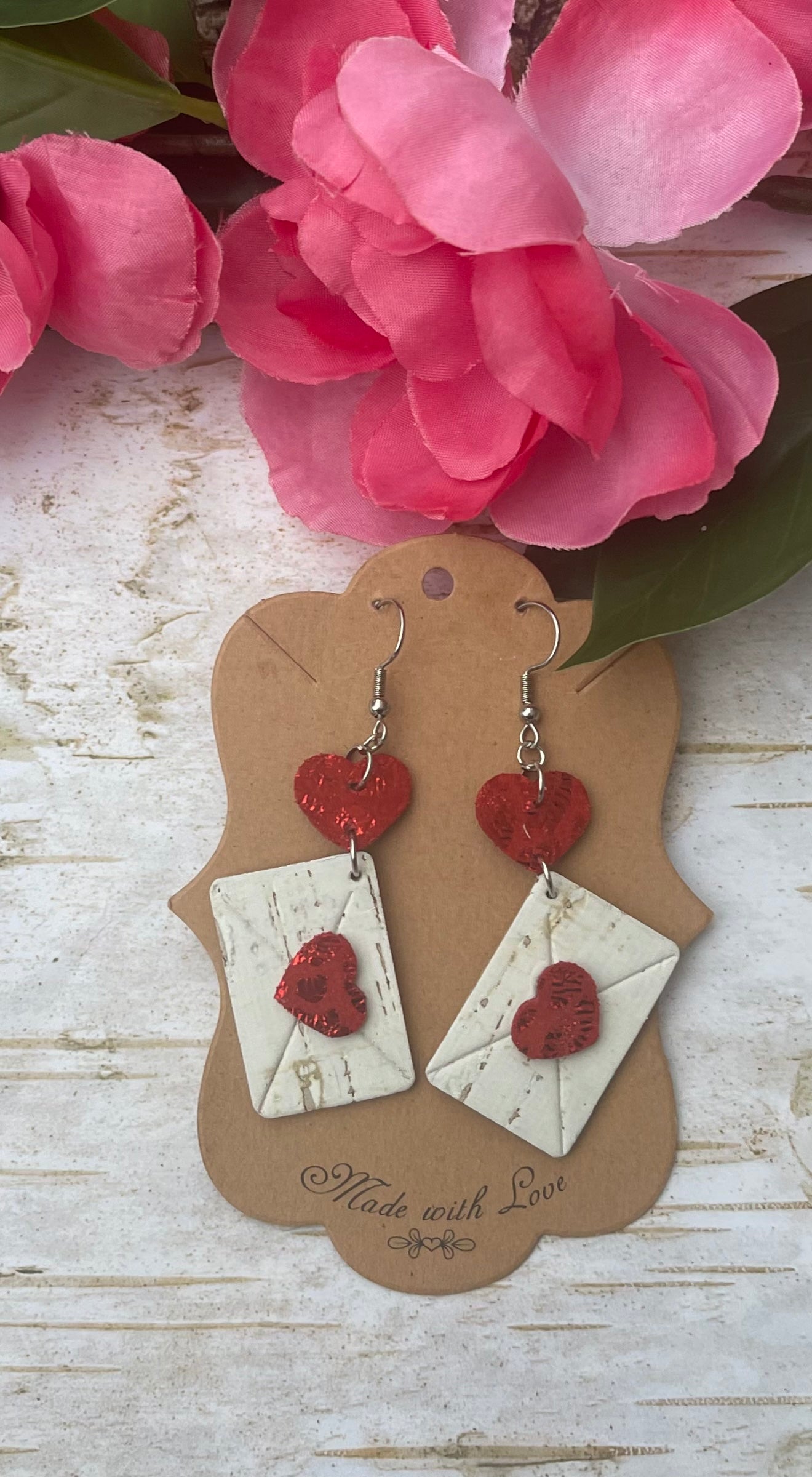 Cheetah Love Letter Earrings