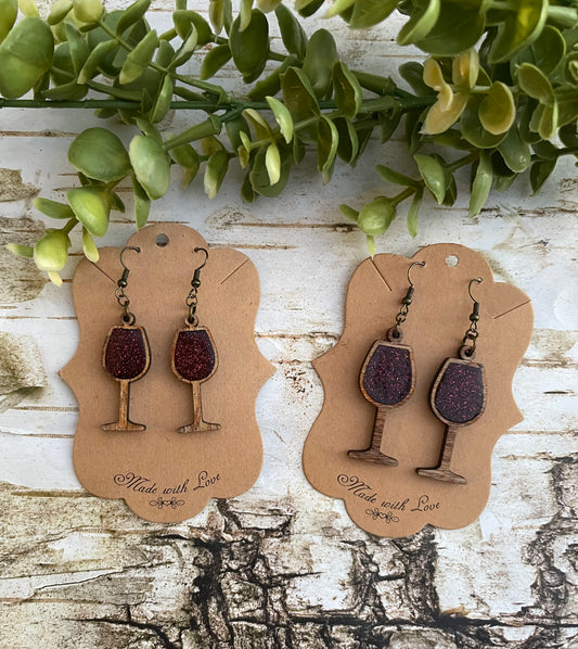 Merlot Wine Dangles