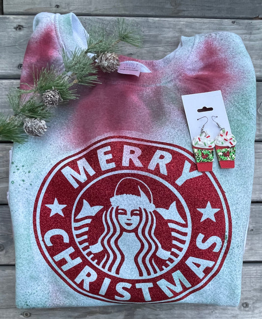 Merry Christmas Coffee Sweatshirt