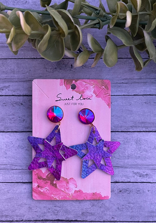 Ombré Star Earrings