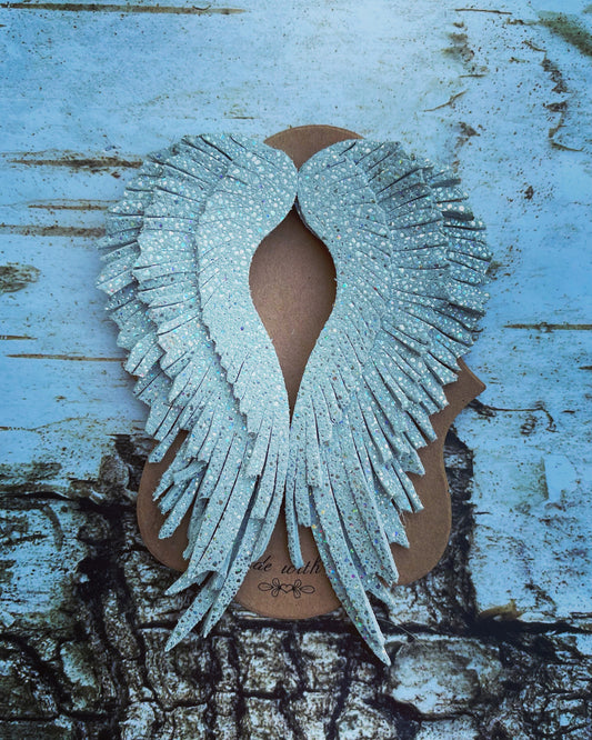 Sparkly White Angel Wings