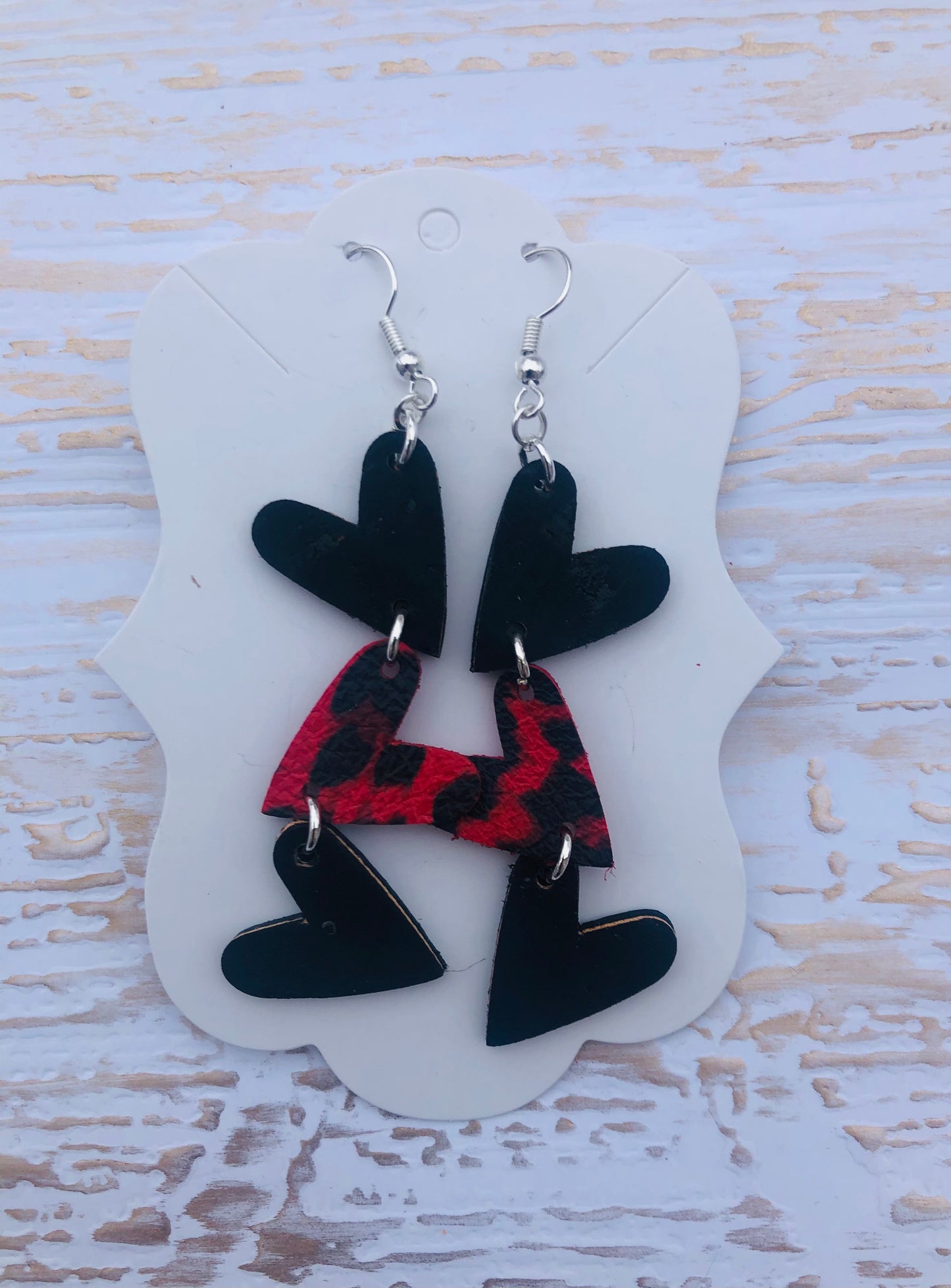 Whimsical Heart Trio Earrings