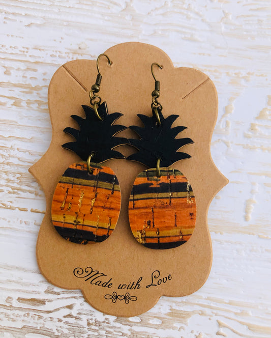 Fall Pineapple Earrings