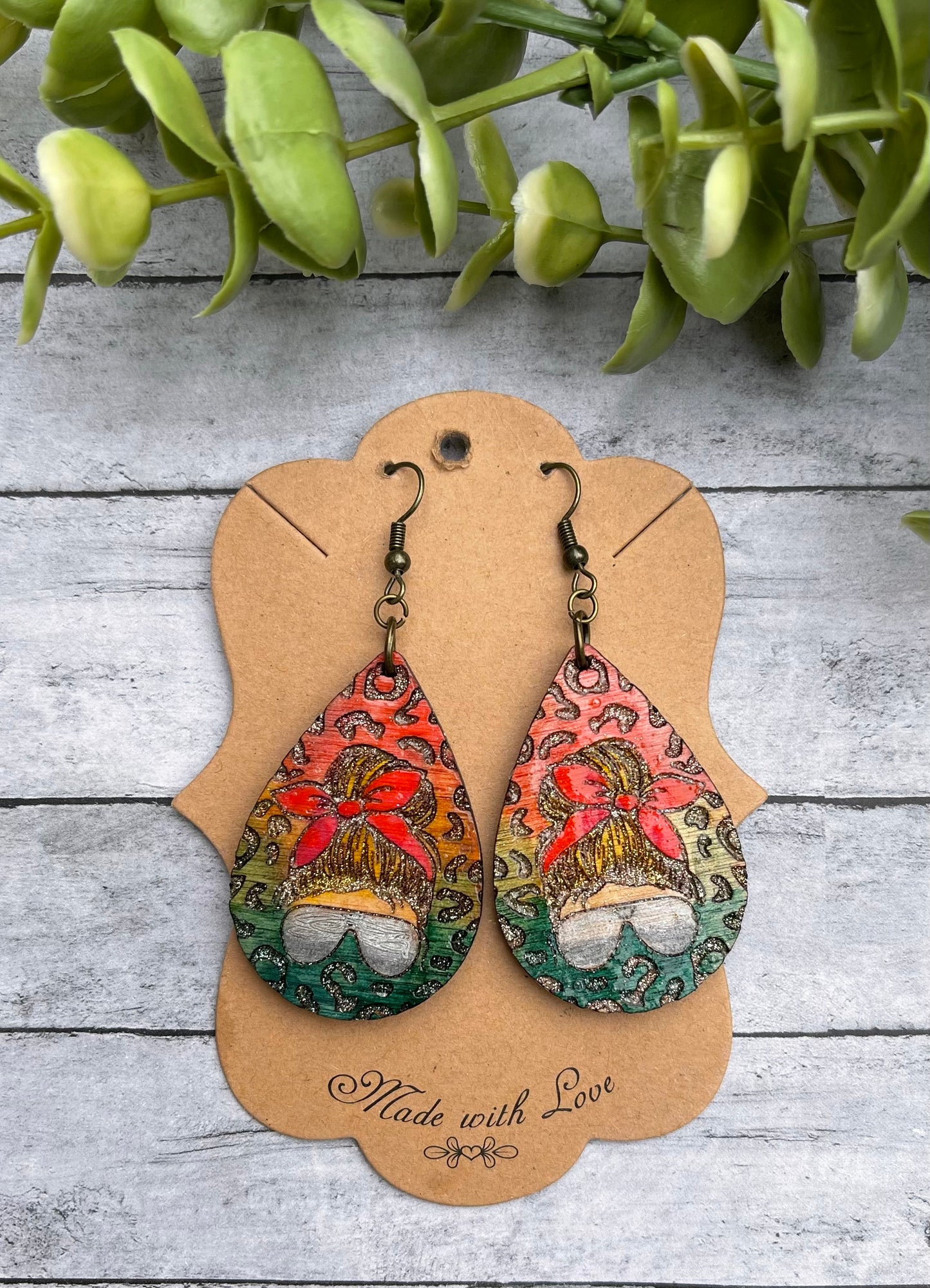 Summer Mom Bun Earrings