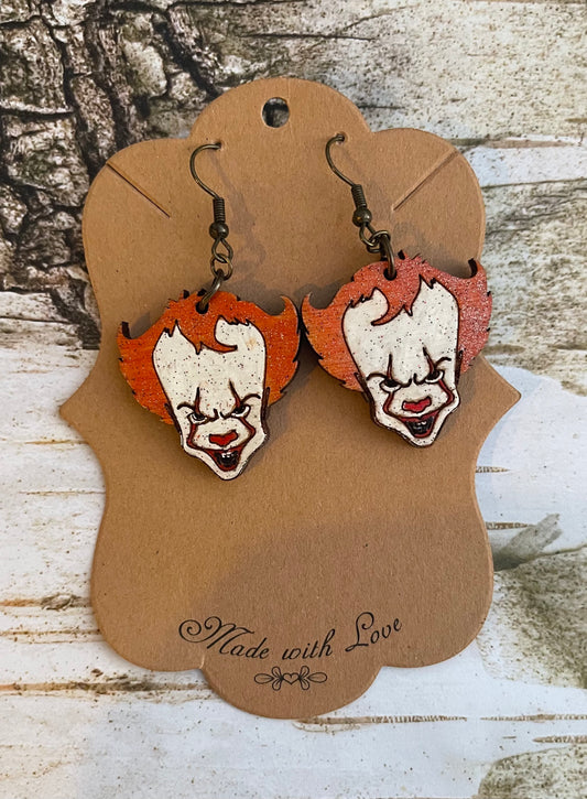 Horror Clown Earrings