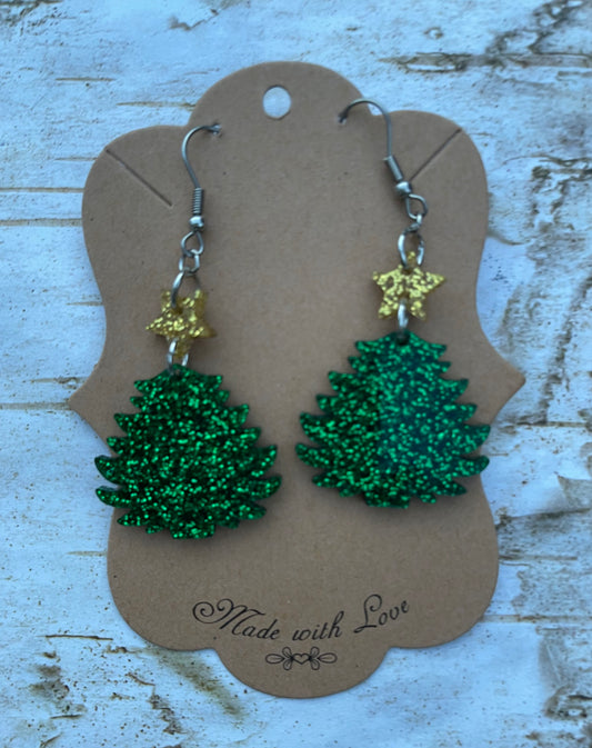 Christmas Tree Earrings