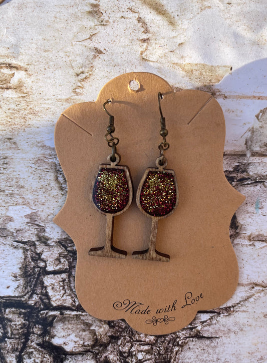 Mini Sparking Merlot Wine Dangles