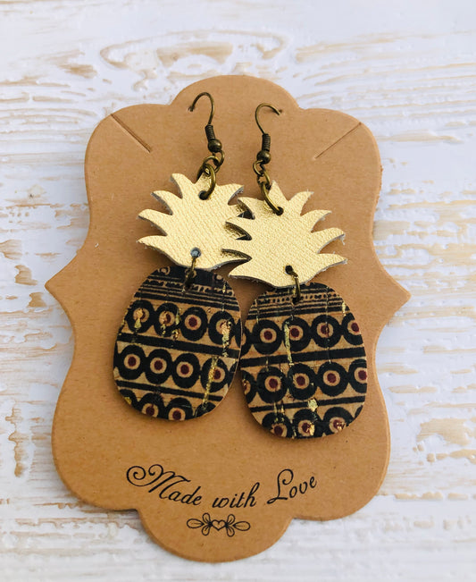 Aztec Pineapple Earrings