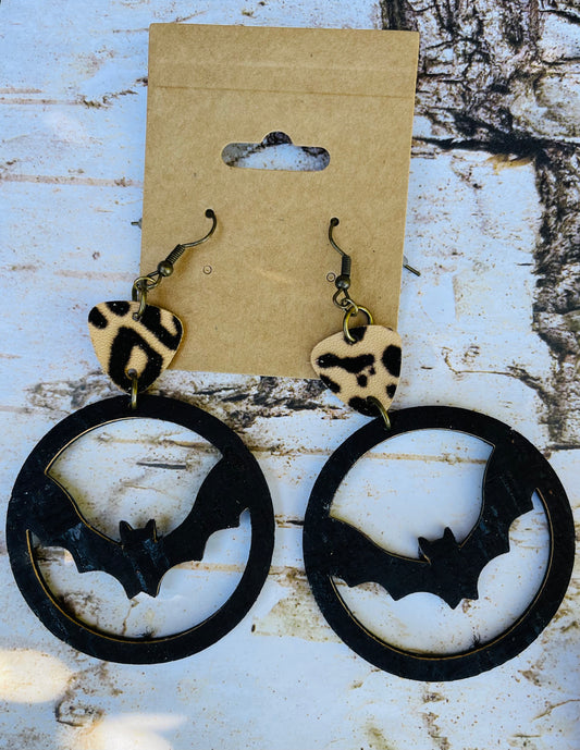 Leopard Bat Dangles