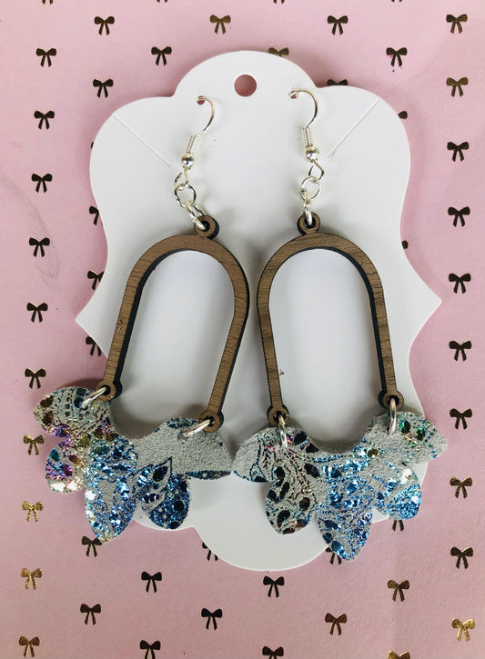 Fairy Dust  Stella Leather Earrings