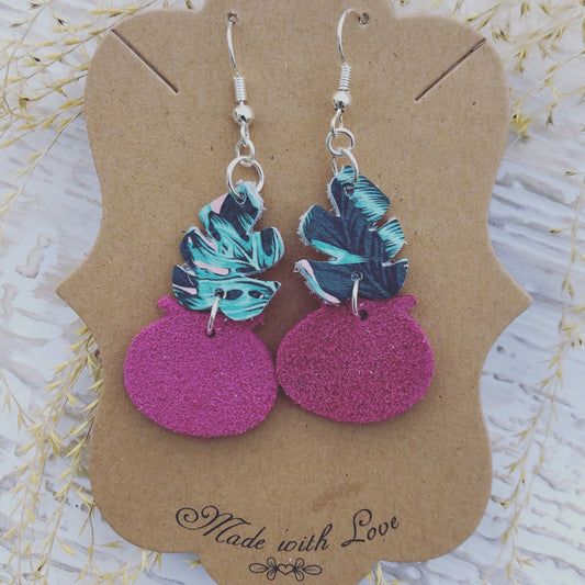 Fern and Vase Earrings