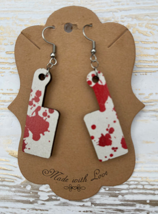 Blood Splatter Hatchet Drops