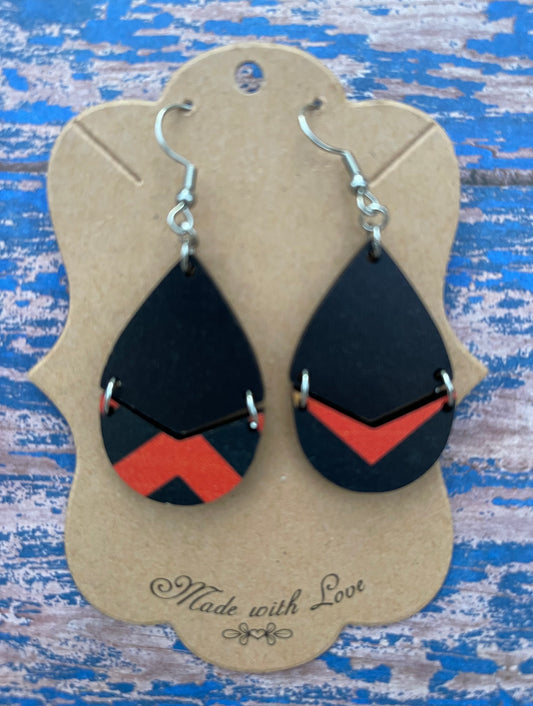 Split Buffalo Plaid Earrings