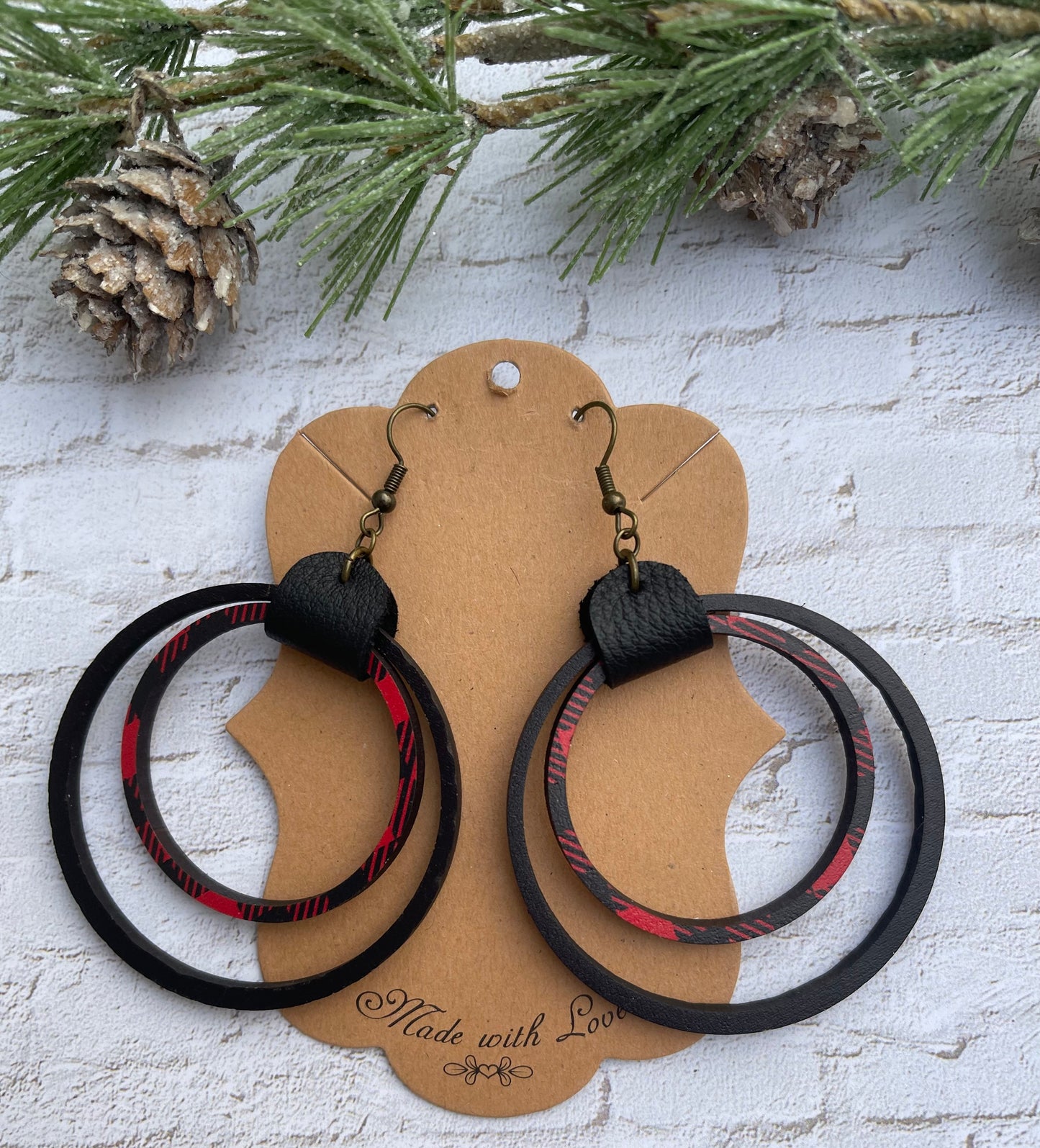 Buffalo Plaid Hoops