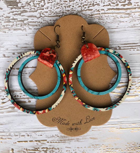 Santa Fe Hoop Earrings