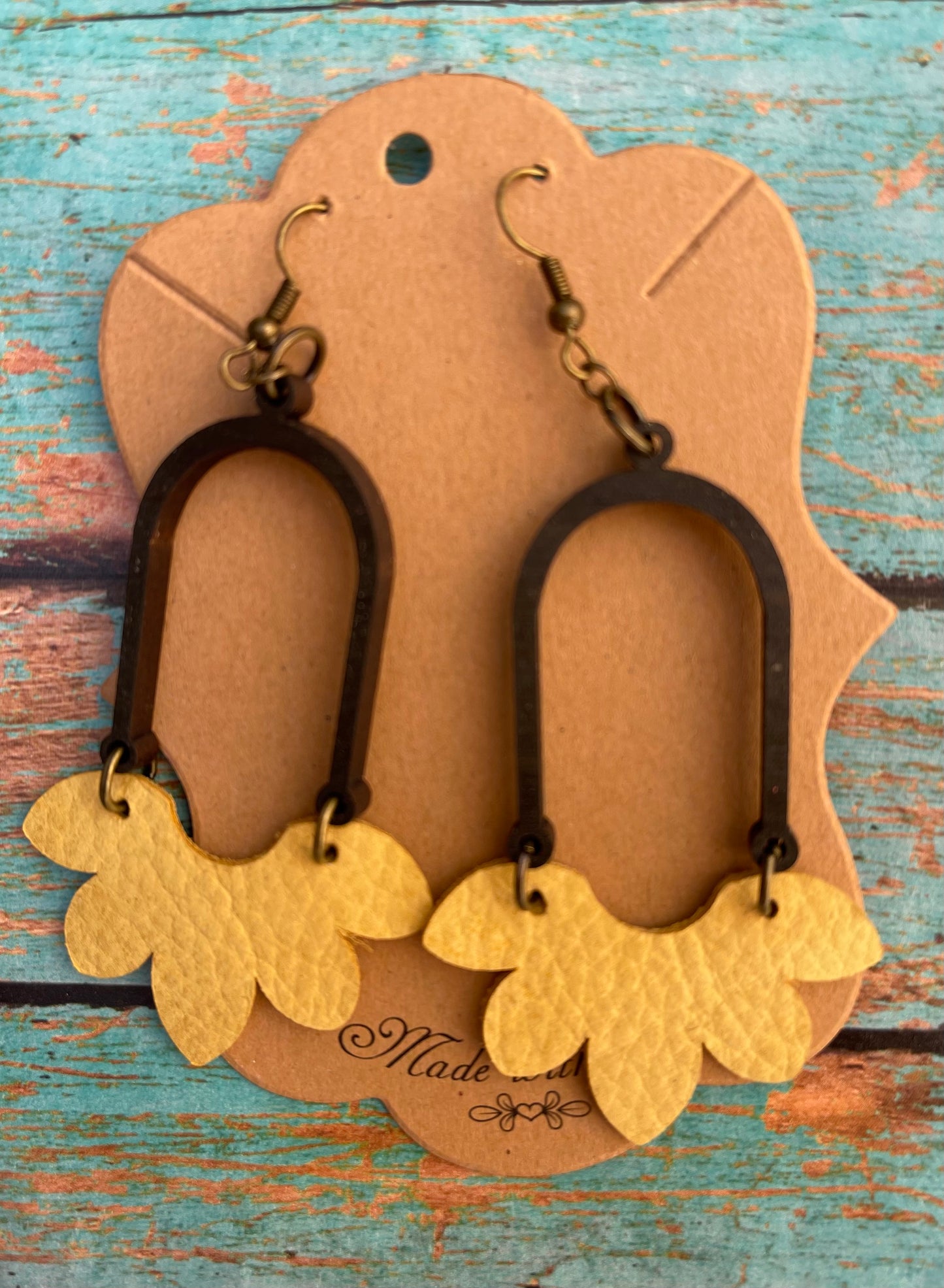 Sunflower Yellow Stella Earrings