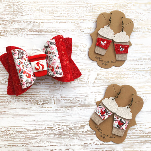 Peppermint Mocha Themed Mommy and Me Sets