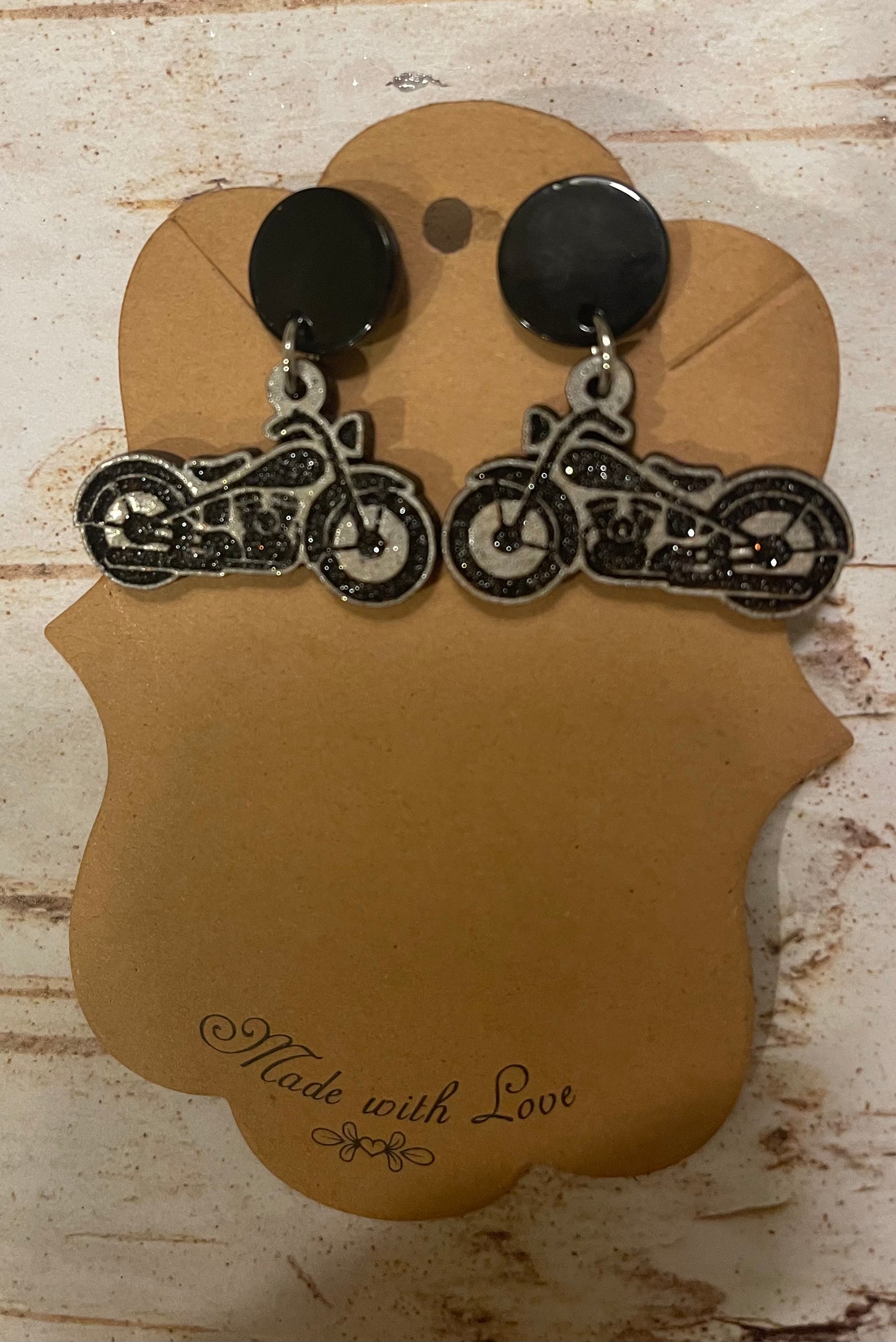 Motorcycle Earrings