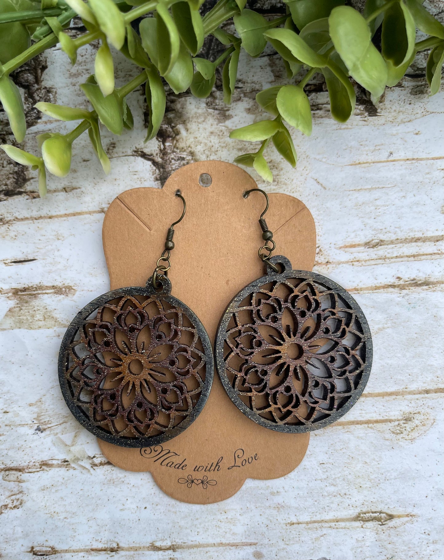 Large Mandala Earrings