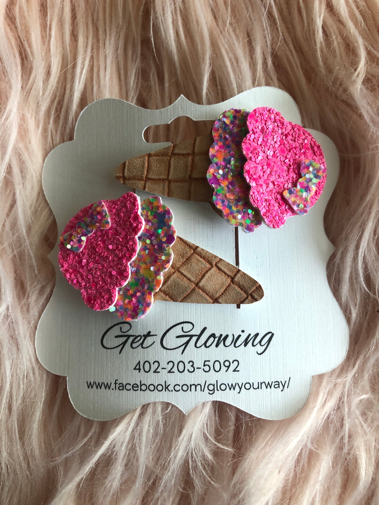 Ice Cream Snap Clip Barrette